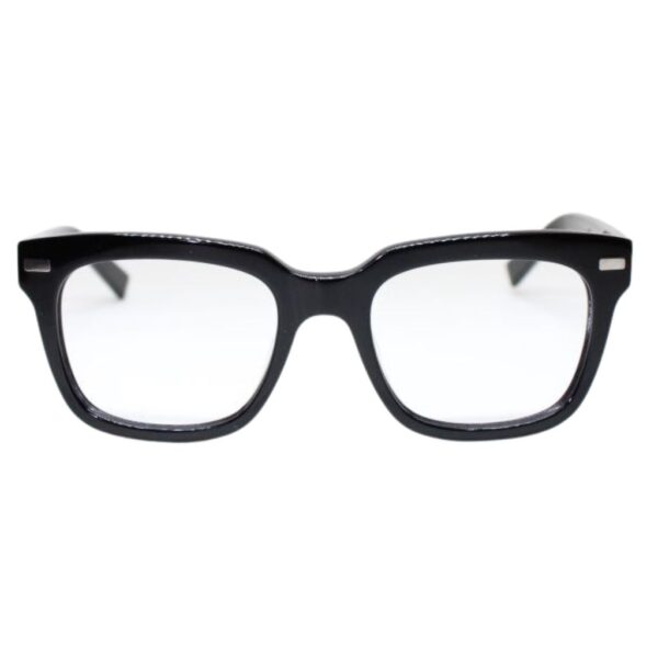 Square Black Eyeglass Frame named Parker