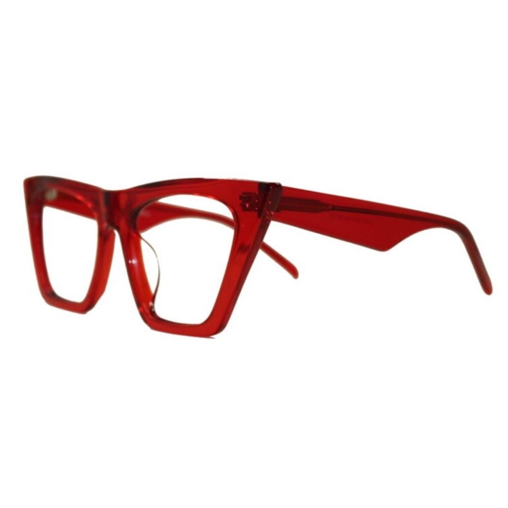 Red Eyeglass Frame named Roxie