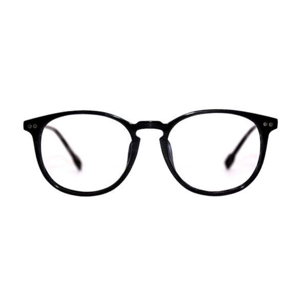 Black Round Eyeglass Frame named Sam
