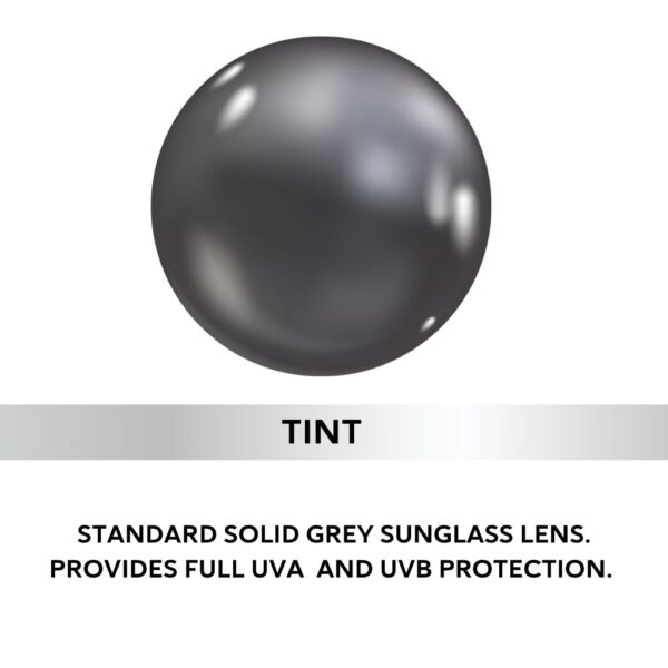 Tinted Solid Grey Lens description