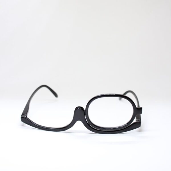 Make Up Glasses black frame with rotating lens